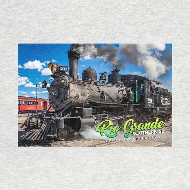 Rio Grande Southern 20 Steam Locomotive at Antonito Colorado by Gestalt Imagery